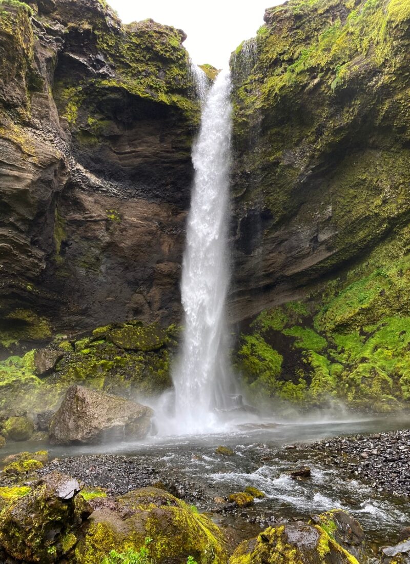 Kvernufoss Waterfall. The Secret Neighbour to the Famous Skógafoss