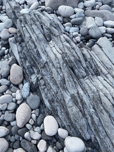 Grey rocks and rockformations
