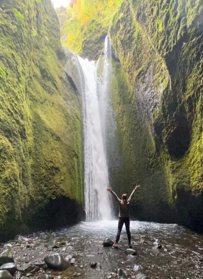Nauthúsagil | A Short but Adventurous Hike to a Beautiful Waterfall